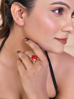 Thumbnail for VOJ Women Gold Color stainless steel Ring - Distacart