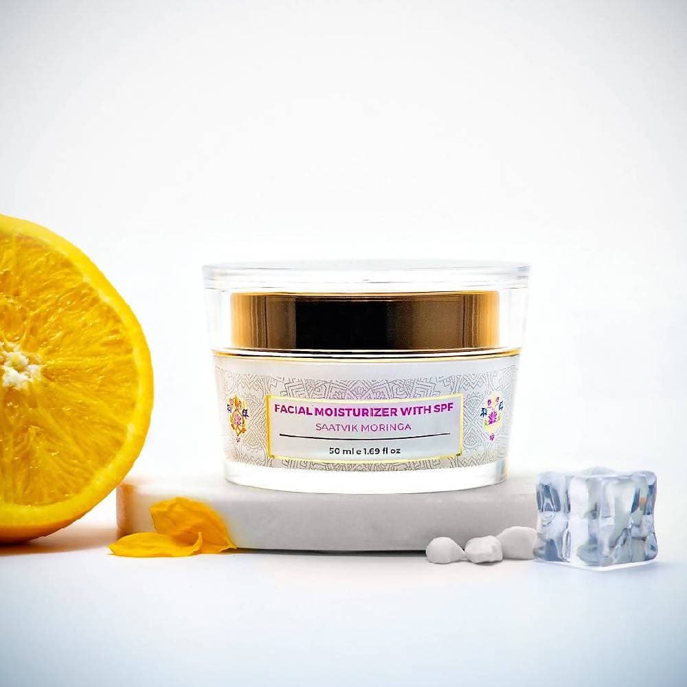 Nourish Mantra Saatvik Moringa Facial Moisturizer with SPF - Distacart