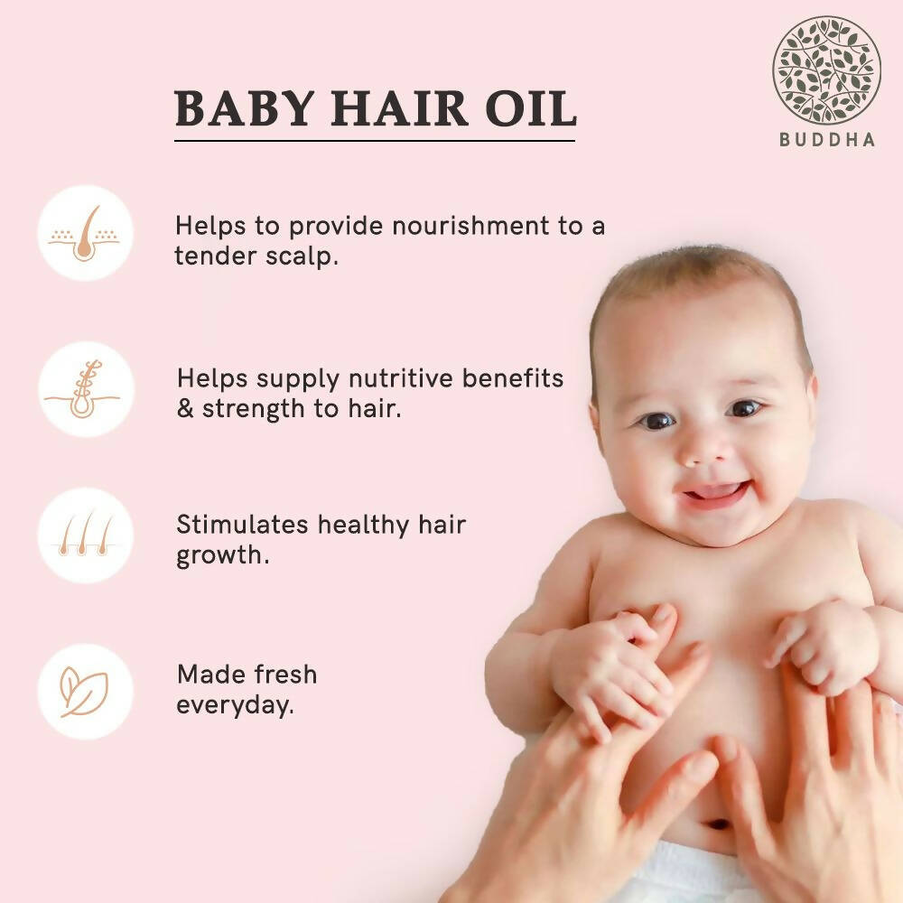 Buddha Natural Baby Hair Oil - Distacart