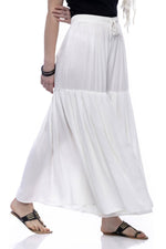Thumbnail for Mominos Fashion Reyon Cotton Off White Palazzo - Distacart