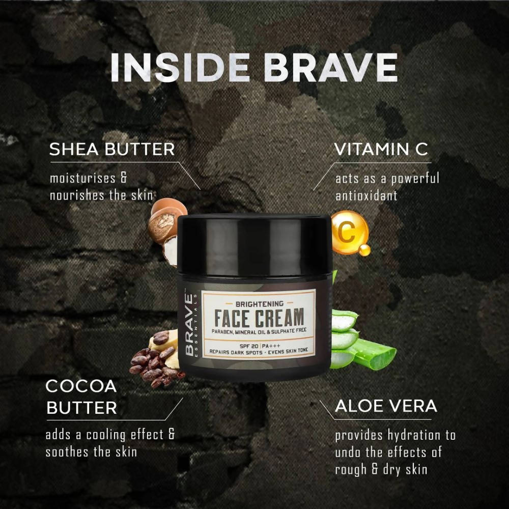 Brave Essentials Brightening Face Cream - Distacart