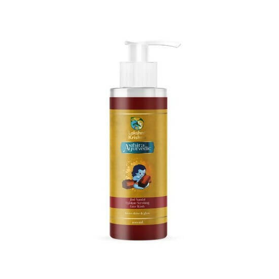 Lakshmi Krishna Red Sandal Exfoliate Scrubing Face Wash - Distacart