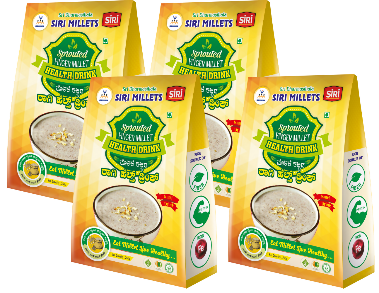 Siri Millets Sprouted Finger Millet Health Drink - Distacart