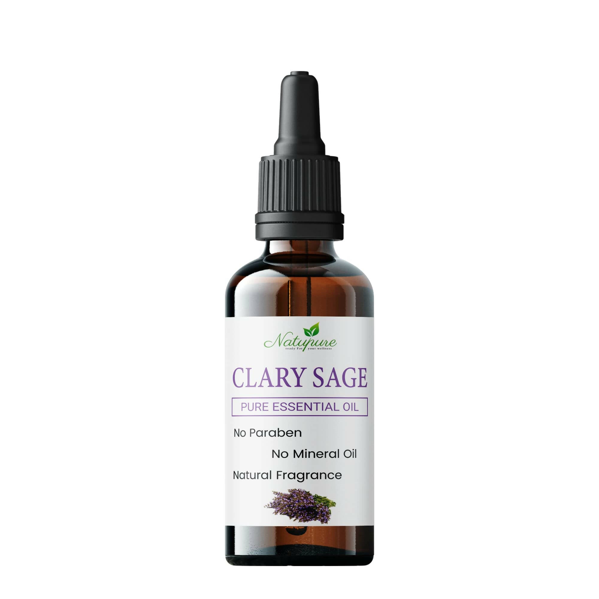 Natupure Clary Sage Essential Oil for Aromatherapy, Skin and Hair - Distacart