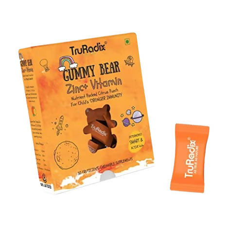 Truradix Zinc+Vitamin C Gummy Bears for kids - Distacart