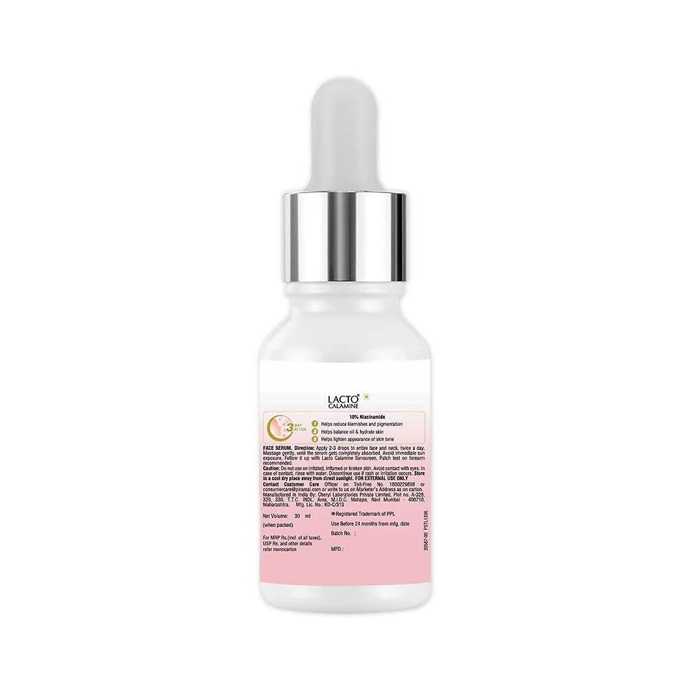 Lacto Calamine 10% Niacinamide Face Serum - Distacart