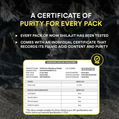 Wow Life Science Pure Himalayan Sj / Sj Resin - Distacart