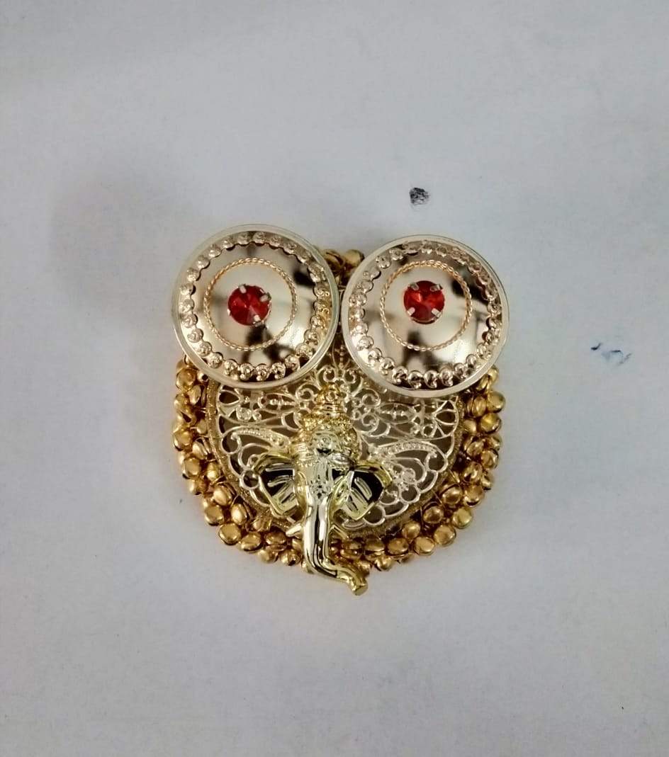 Ganesh Haldi Kumkum Holder with lids - Distacart