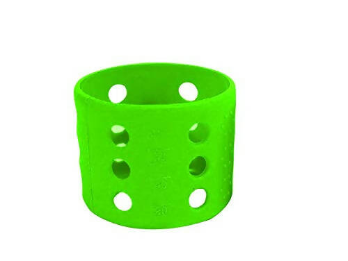 Safe-O-Kid Silicone Baby Feeding Bottle Cover Cum Sleeve for Insulated Protection Small 60mL- Green - Distacart