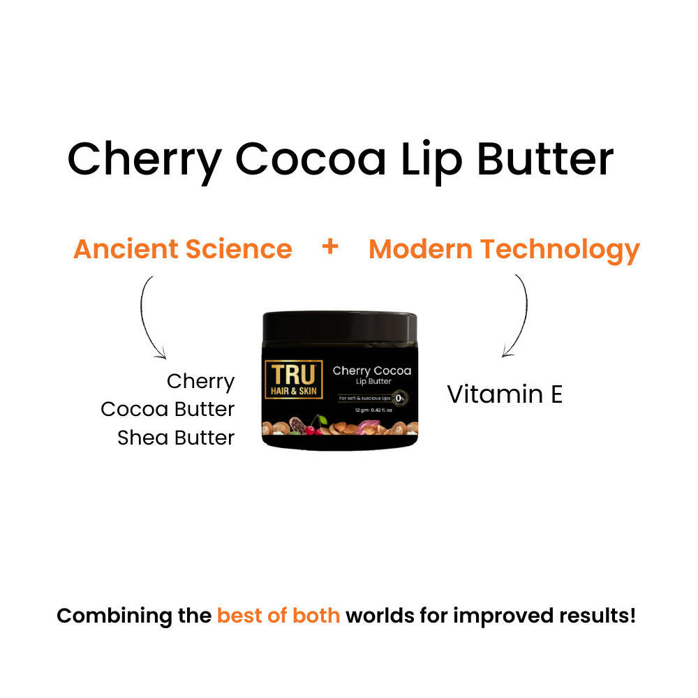 Tru Hair & Skin Cherry Cocoa Lip Butter - Distacart