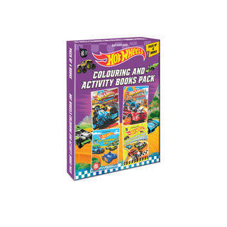 Dreamland Hot Wheels Colouring and Activity Boos Pack ( A Pack of 4 Books) - Distacart
