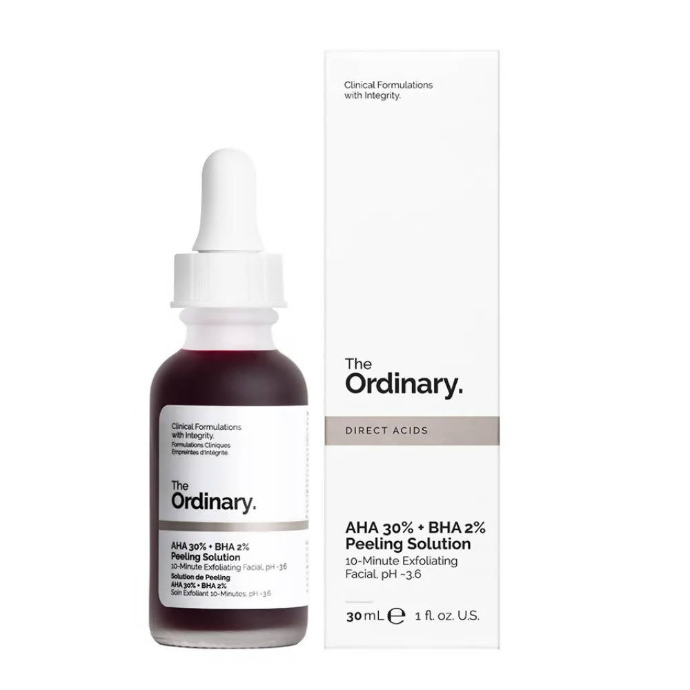 The Ordinary AHA 30% + BHA 2% Peeling Solution Serum - Distacart