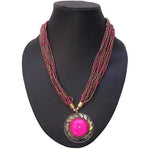 Thumbnail for Latest traditional Jwellery set for women Color-Pink