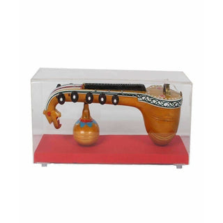 Bobbili Small Plain Veena with Frame - Distacart