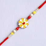 Thumbnail for Ferns N Petals Sunflower Kids Rakhi & Almonds Jar - Distacart