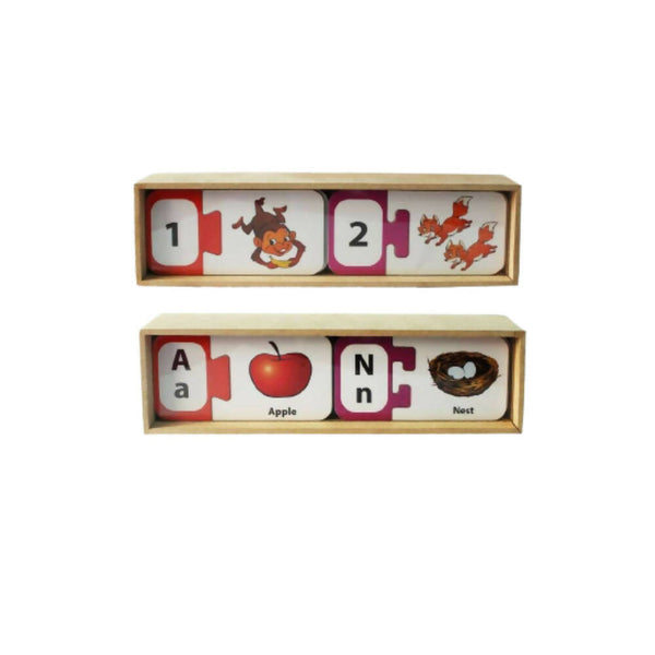 Matoyi Educational Puzzles Kit (Alphabets & Numbers) - Distacart