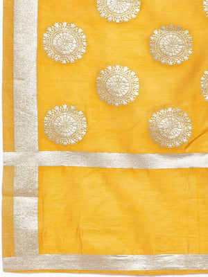 Myshka Women's Beautiful Burgundy Cotton Solid 3/4 Sleeve Square Neck Casual Kurta Pant Dupatta Set