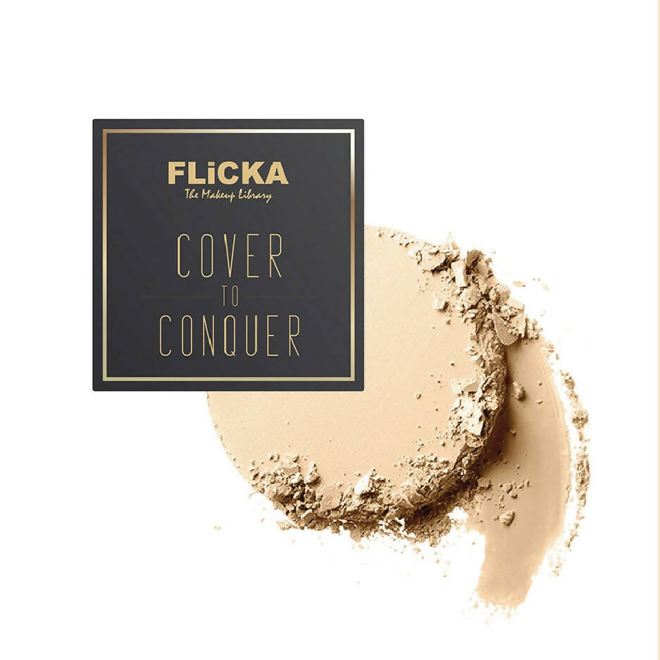 Flicka Cover To Conquer Compact - Caramel - Distacart