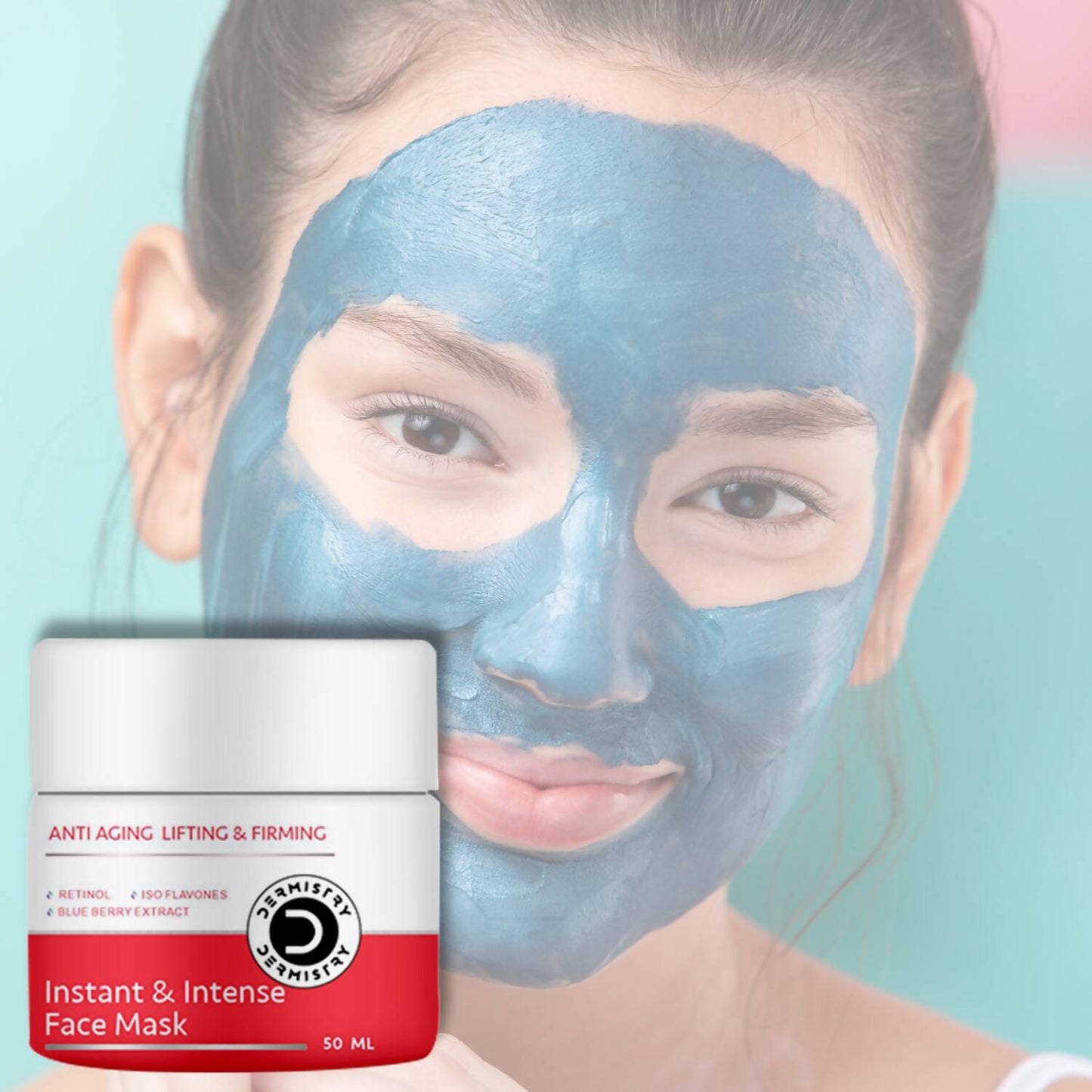 Dermistry Anti Aging Instant Intense Face Lift Serum & Instant Intense Face Mask - Distacart