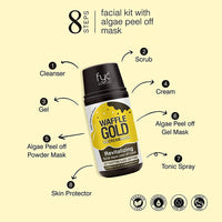 Thumbnail for FYC Professional Waffle Gold Ice Cream Mask Facial Kit Usages