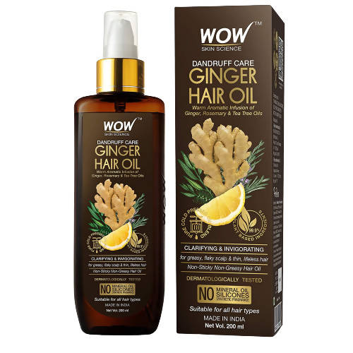 Wow Skin Science Ginger Hair Oil - Distacart