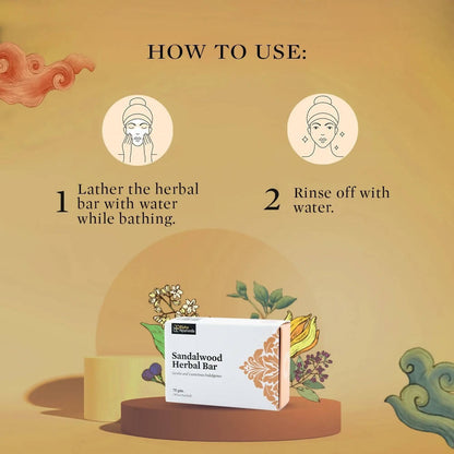 Bipha Ayurveda Sandalwood Herbal Bar - Distacart