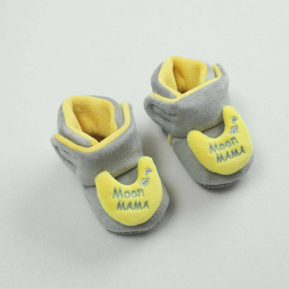 Tiny Bugs For Boys & Girls Baby Winter Booties - Grey - Distacart