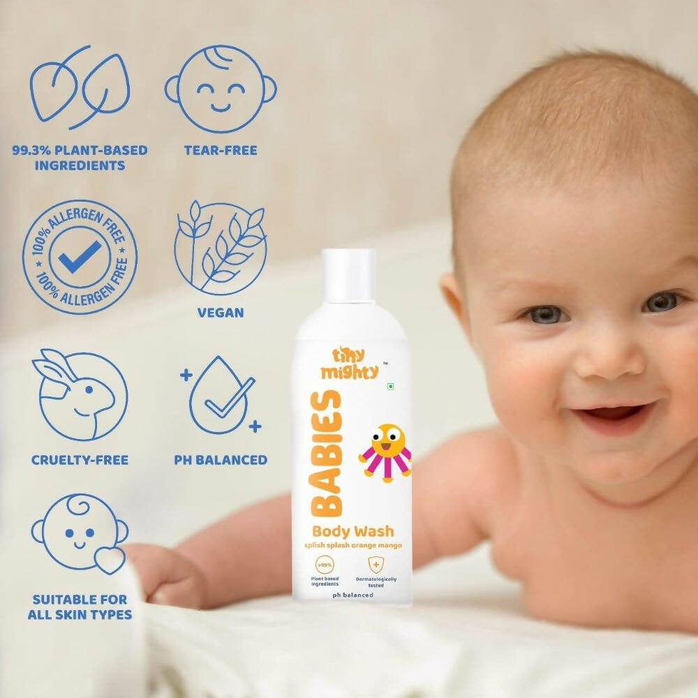 Tiny Mighty Baby Body Wash And Body Lotion Combo - Distacart