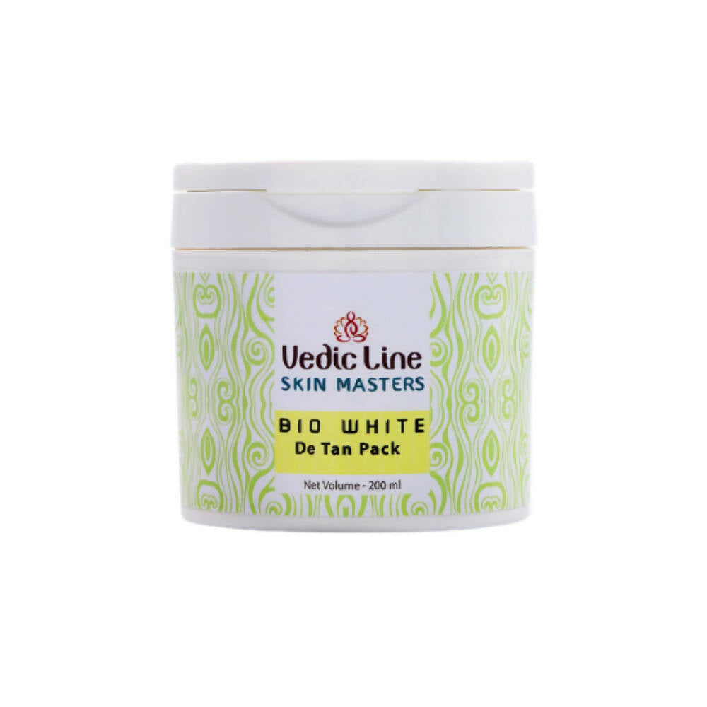 Vedic Line Skin Masters Bio White De Tan Face Pack - Distacart