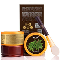 Thumbnail for Wow Skin Science Anti-Acne Neem & Tea Tree Clay Face Mask key Ingredients 