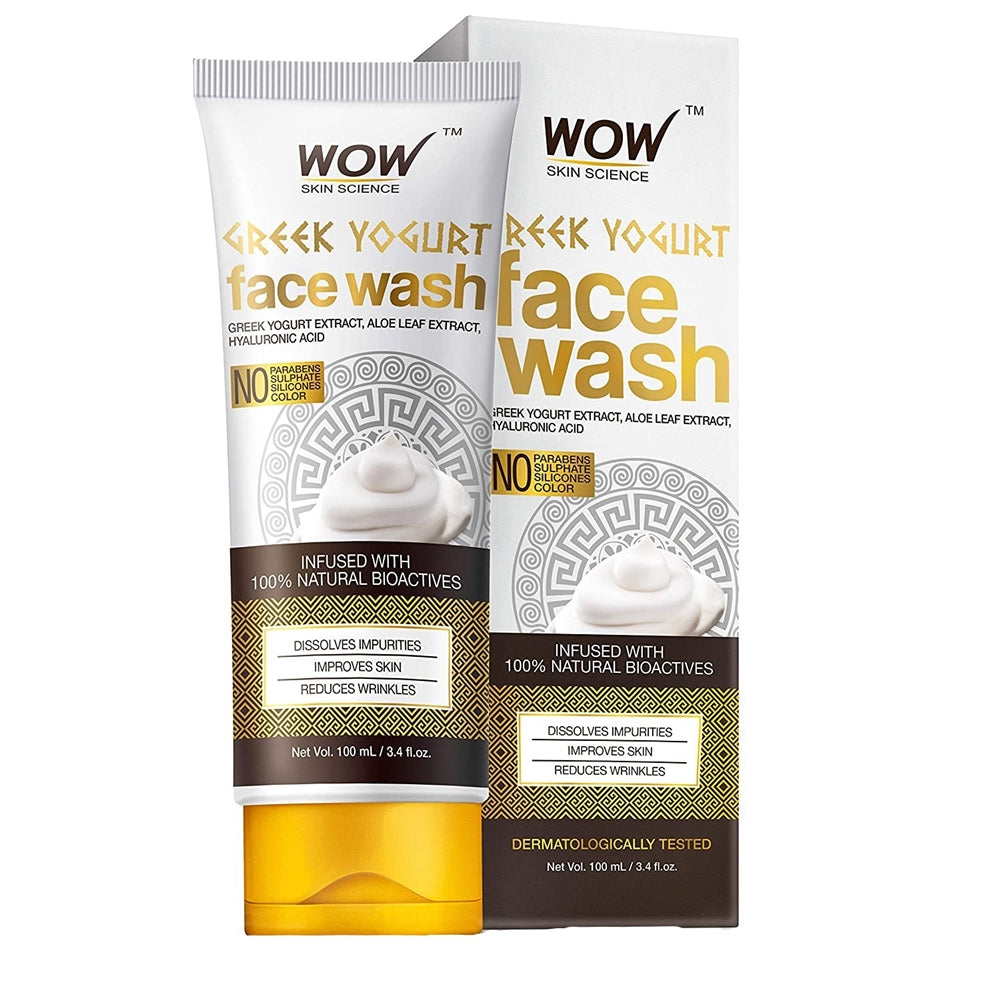 Wow Skin Science Greek Yoghurt Face Wash 100 ml