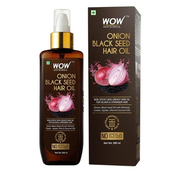Wow Skin Science Onion Black Seed Hair Oil 200 ml