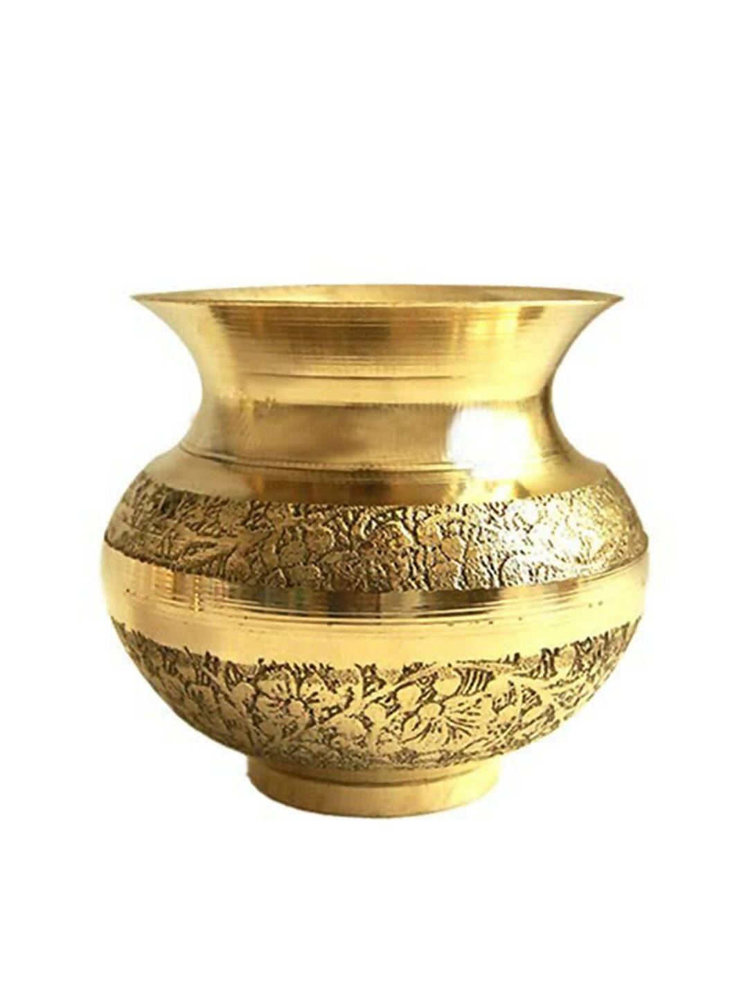 PujaNPujari Gold-Toned Brass Pooja Kalash Lota - Distacart