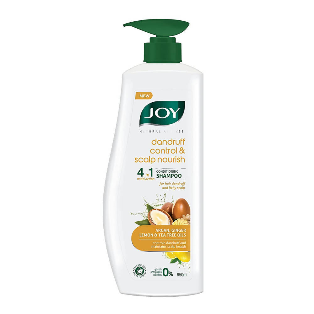 Joy Natural Actives Dandruff Control & Scalp Nourish Conditioning Shampoo - Distacart