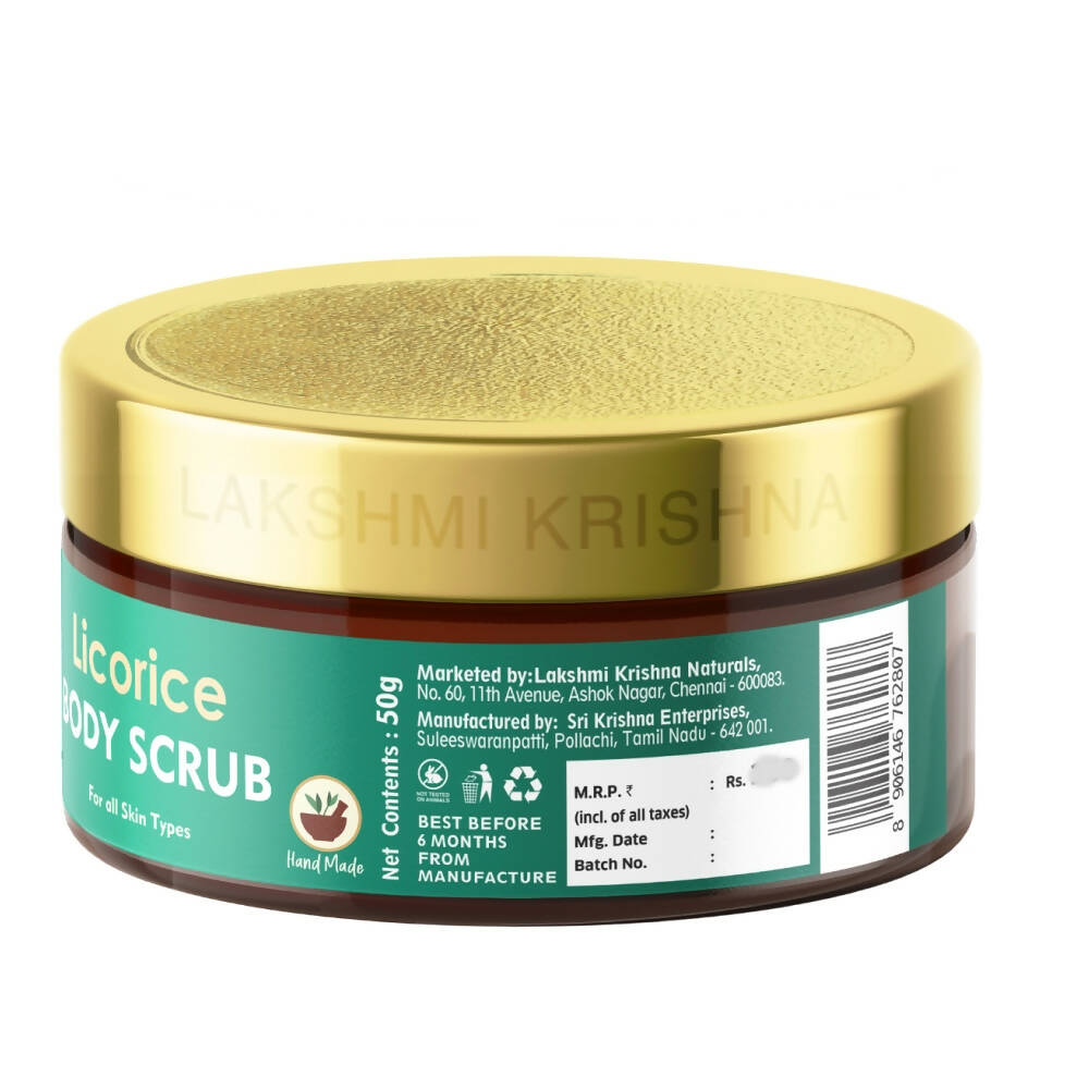 Lakshmi Krishna Naturals Licorice Body Scrub - Distacart