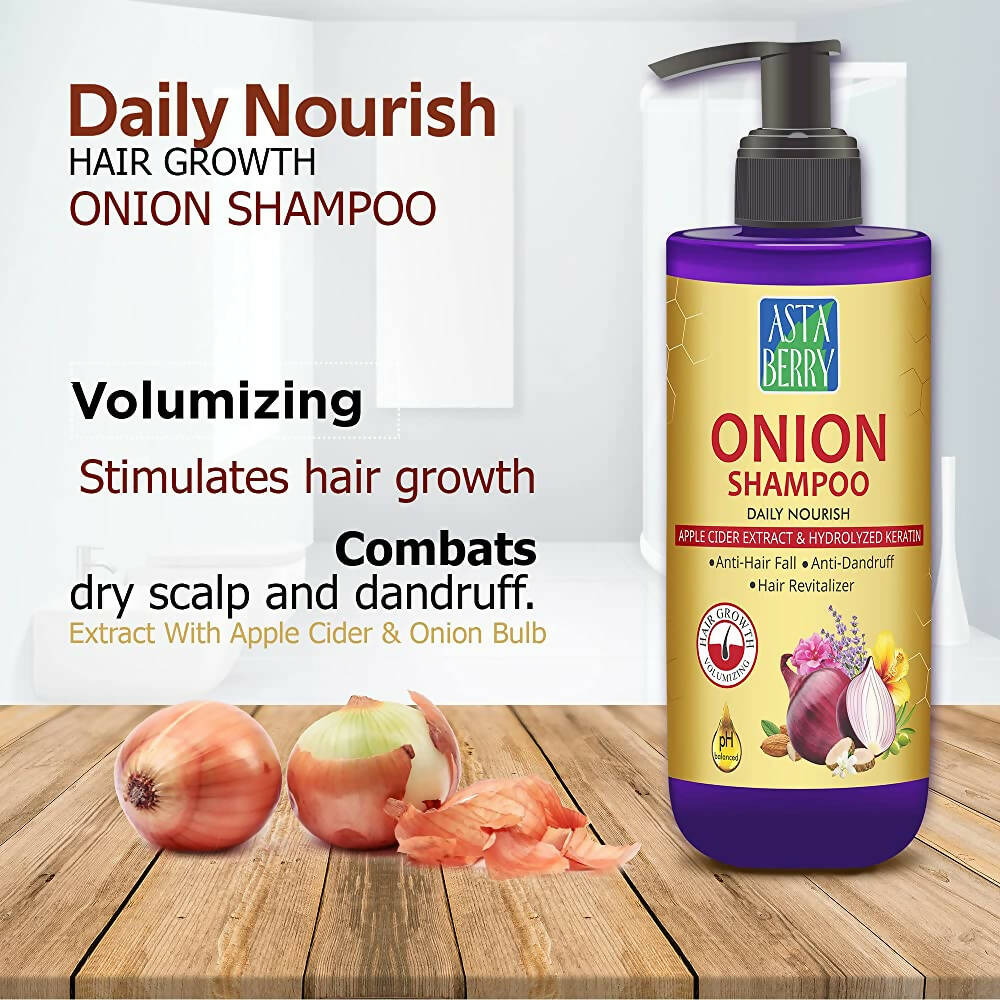 Astaberry Onion Hair Shampoo - Distacart