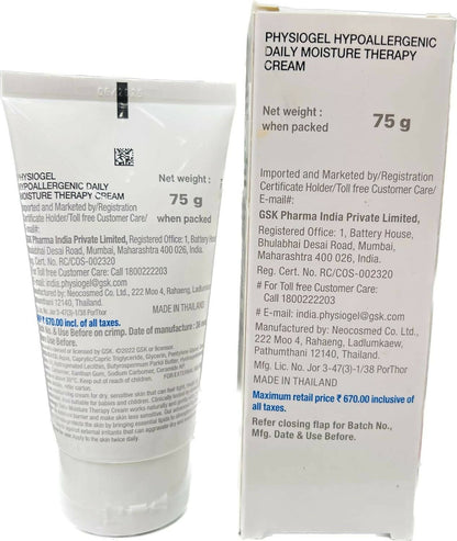 Physiogel Hypoallergenic Daily Moisture Therapy Cream - Distacart