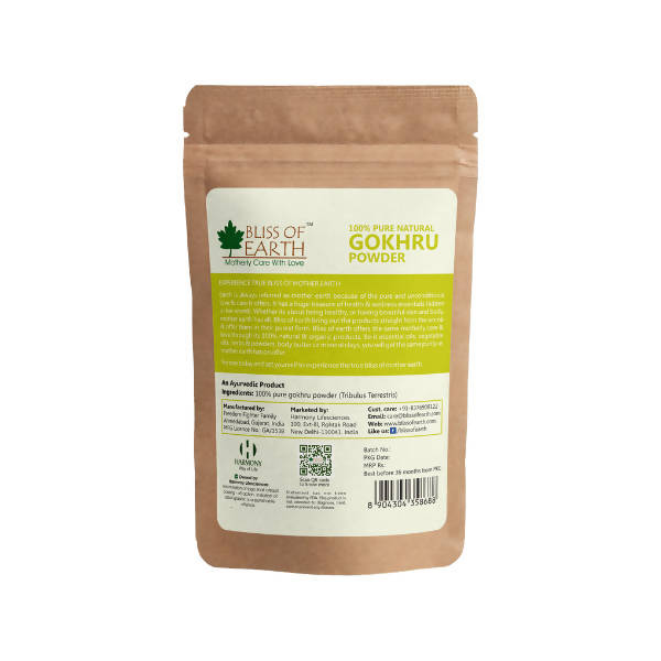 Bliss of Earth 100% Pure Natural Gokhru Powder - Distacart