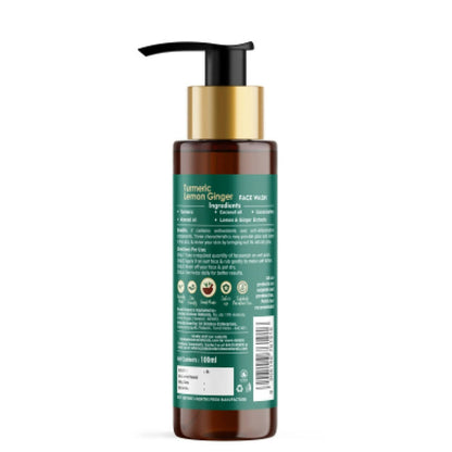 Lakshmi Krishna Naturals Turmeric Lemon Ginger Face Wash - Distacart