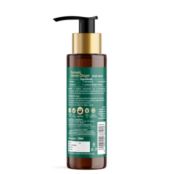 Lakshmi Krishna Naturals Turmeric Lemon Ginger Face Wash - Distacart