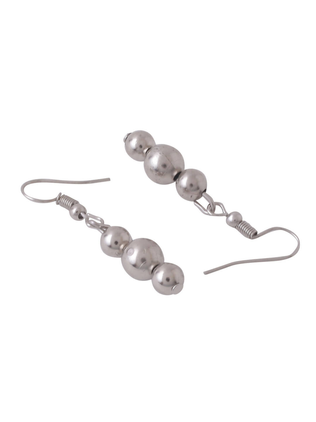 NVR Women Silver Toned Oxidised Jewellery Set - Distacart