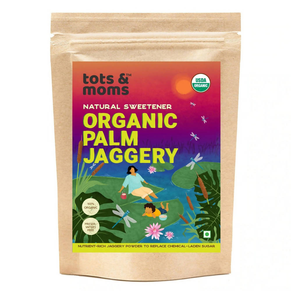 Tots and Moms Organic Palm Jaggery Sweetener - Distacart