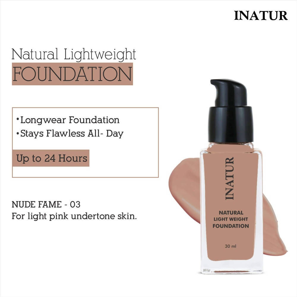 Inatur Natural Light Weight Foundation - Nude Fame