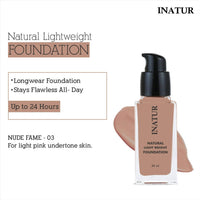 Thumbnail for Inatur Natural Light Weight Foundation - Nude Fame