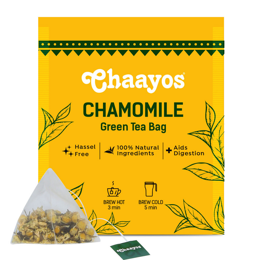 Chaayos Chamomile Green Tea Bags - Distacart