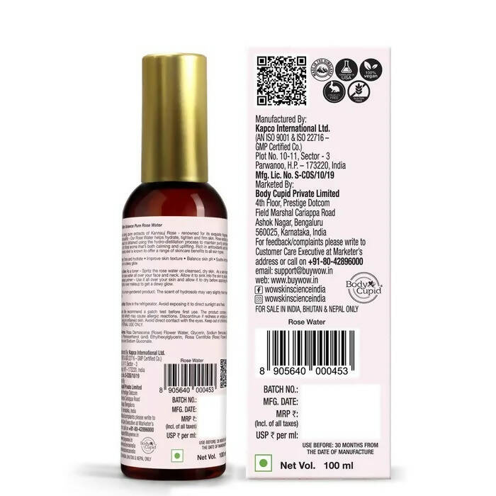 WOW Skin Science Himalayan Rose Water - Distacart