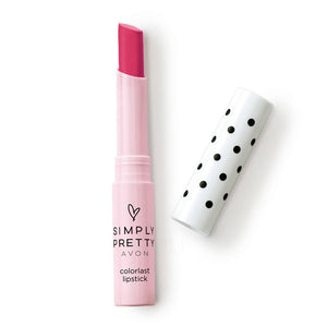 Avon Simply Pretty Colorlast Lipstick - Sunny Pink - Distacart