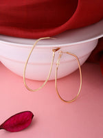 Thumbnail for NVR Women Set of 2 Contemporary Hoop Earrings - Distacart