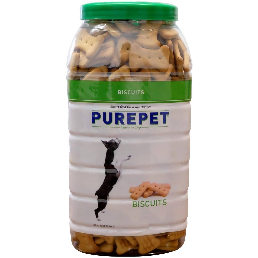 Purepet Vegetarian Biscuits - Jar - Distacart