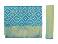 Thumbnail for Mimosa Women's Patola Art Silk Turquoise Blue Saree - Distacart